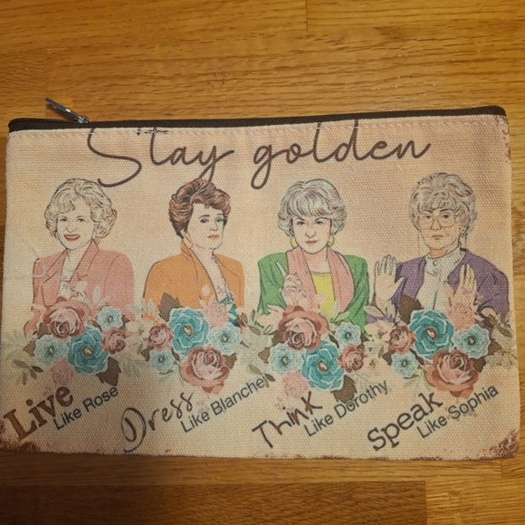Golden Girls Inspired Tote Bag & Cosmetic Bag NIP - Picture 5 of 7